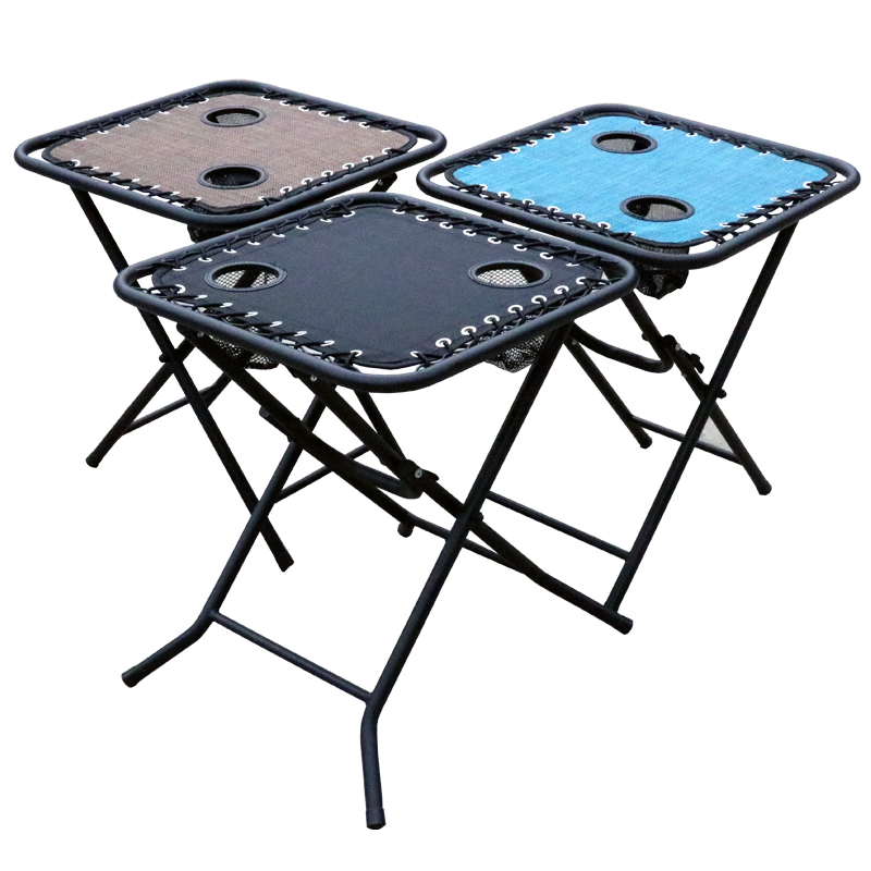 Camping Folding Table with Mesh Drink Holders Buy Camping Folding