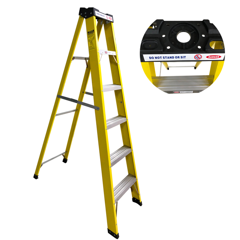 Fiberglass Ladder Platform Multipurpose Electricians Ladder - Buy ...