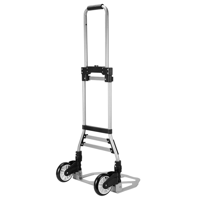 Aluminium Trolley Cart Folding Push Truck Hand Luggage Cart 3 Fold Buy folding hand trolley